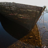 Sunken boat, Isle of Skye, Scotland