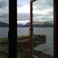 view from hotel room, Scotland